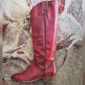 FRYE 2023-24FW CowboyVisitBoots Casual Style Carson 7.5